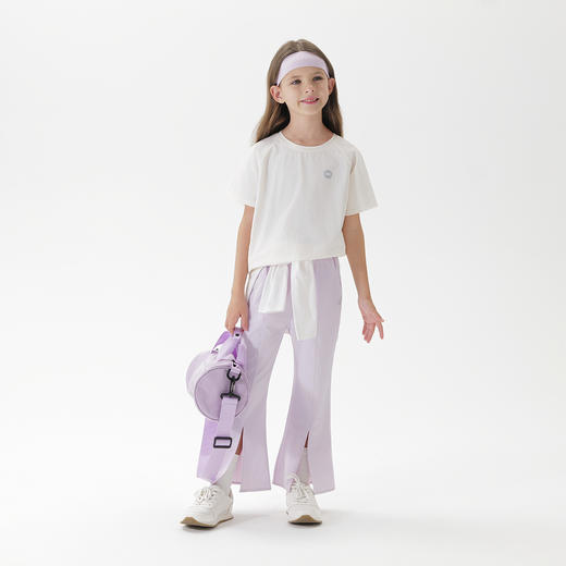 【速干】马克珍妮女童轻弹运动微喇裤儿童裤子2025春夏新款550618 商品图1