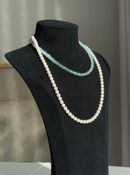 【上善若水】珍珠托帕石项链 商品图3