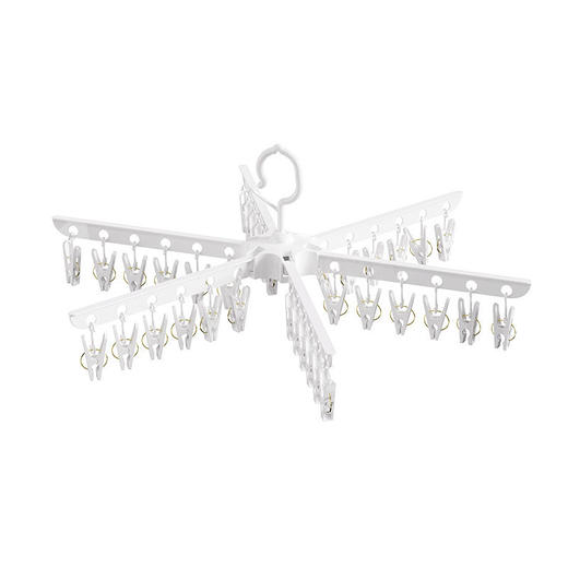 防风晾晒可折叠晾晒内衣多功能内裤夹子阳台衣架家用多神器袜子架 商品图4