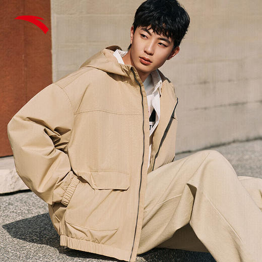 安踏（ANTA）樊振东同款  夹克外套男运动上衣防风百搭风衣单茄克男152518613 商品图3