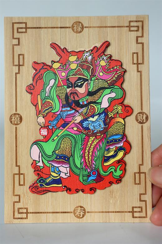 门神°竹制彩印明信片 商品图7