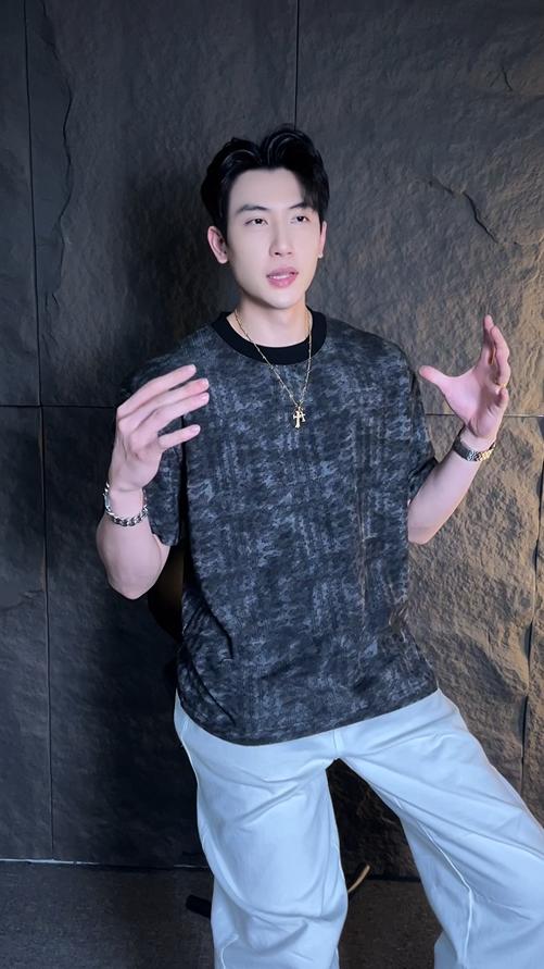 T2548春夏新款时尚个性美式扎染立体提花嘻哈圆领短袖T恤百搭宽松上衣 商品图0