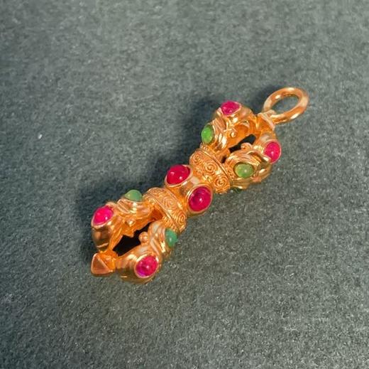 玛瑙金刚杵吊坠 商品图0