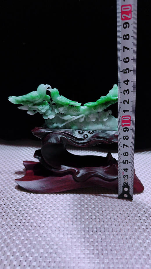 620884翡翠摆件【喜上眉梢 喜事连连】 商品图2