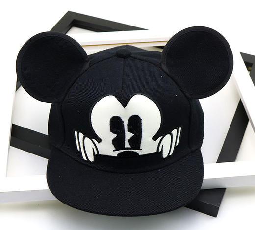 【可爱卡通设计，平沿嘻哈帽】3-8岁韩版儿童棒球帽 春秋新款 可爱卡通平沿嘻哈帽 幼儿园表演帽子-QQ 商品图11