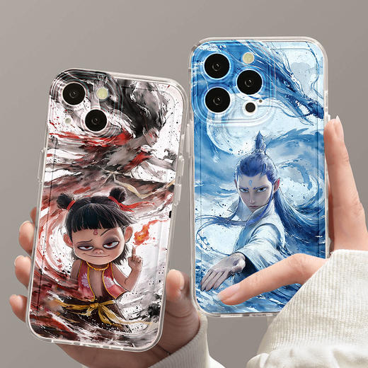 【哪吒2魔童闹海！苹果安卓手机壳】适用苹果16手机壳vivoIQOO透明软oppo华为mate小米。ry 商品图0