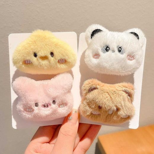 配饰儿童衣服包固定女包别针小公仔毛衣胸针扣熊鸭子挂件可爱毛绒 商品图4