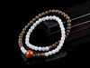 XY0033原创沉香DIY南红翡翠双圈手串 商品缩略图1