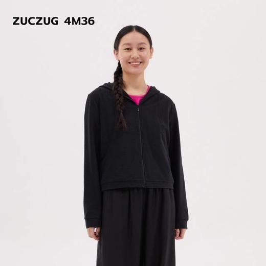 2楼素然薄毛巾针织布修身拉链卫衣吊牌价895 商品图0