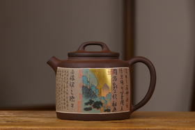 云南建水紫陶纯手工名家制作陈学壶