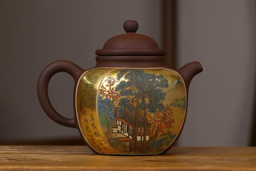云南建水紫陶纯手工名家制作陈学壶 商品图0