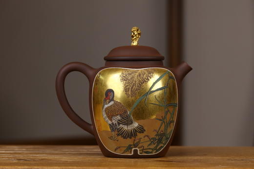 云南建水紫陶纯手工名家制作陈学壶 商品图0