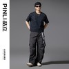 PINLI品立2025春夏新款烫钻休闲短袖T恤男宽松重磅纯棉潮牌体恤衫BG252111011 商品缩略图1