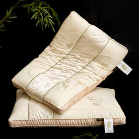 自然醒国风棉麻舒适枕全棉中式竹子枕头护颈椎助睡眠健康枕芯头亚麻枕芯XK