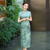 新款真丝提花旗袍年轻款高端WXG 商品缩略图0