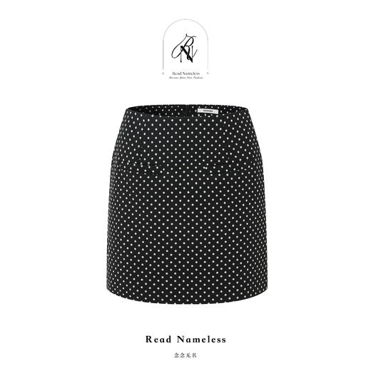 Read Nameless /藏青色纯欲露肩挂脖毛衣+黑色波点包臀裙 2025/3/3 商品图7