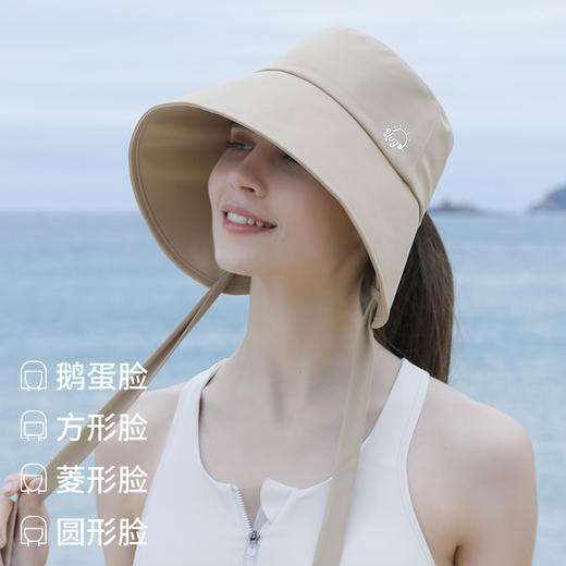 【大帽檐防晒帽】2025防紫外线太阳帽 夏季户外运动逛街骑行出游帽子 商品图2