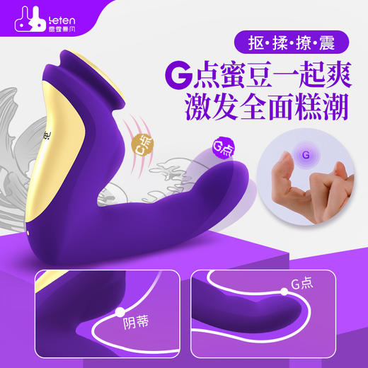 雷霆暴风加腾鹰神G指扣动加温震动按摩 商品图1