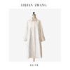 E-定制 ——“时尚轮回”——赫本风尚——珍珠白Aline中长风衣 2407006 商品缩略图0