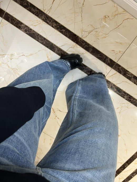 33-6 3月8号发 预售极限特惠 ce土耳其进口牛仔 酵素水洗 柔软超阔腿牛仔裤 商品图10