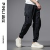 PINLI品立2025春夏新款拉链束脚工装裤男士机能风潮牌休闲长裤子GD251217108 商品缩略图2