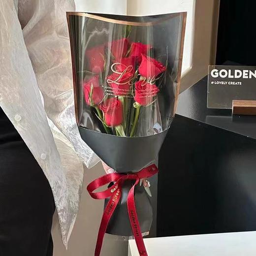 LOVE烫金牛皮多支袋-黑色（20张/包） 商品图3