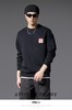 PINLI品立2025春季新款男潮牌圆领卫衣国潮宽松休闲百搭长袖上衣BG251109014 商品缩略图7