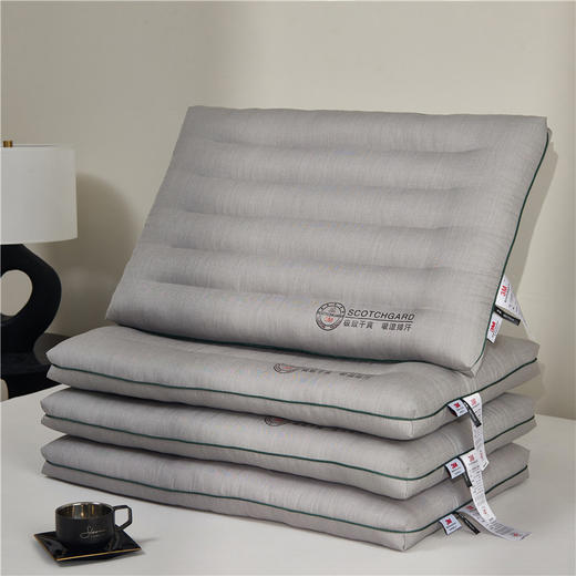 自然醒3M透气低枕柔软舒适护颈椎助睡眠枕头单人一只装家用薄款夏季枕芯XK 商品图3