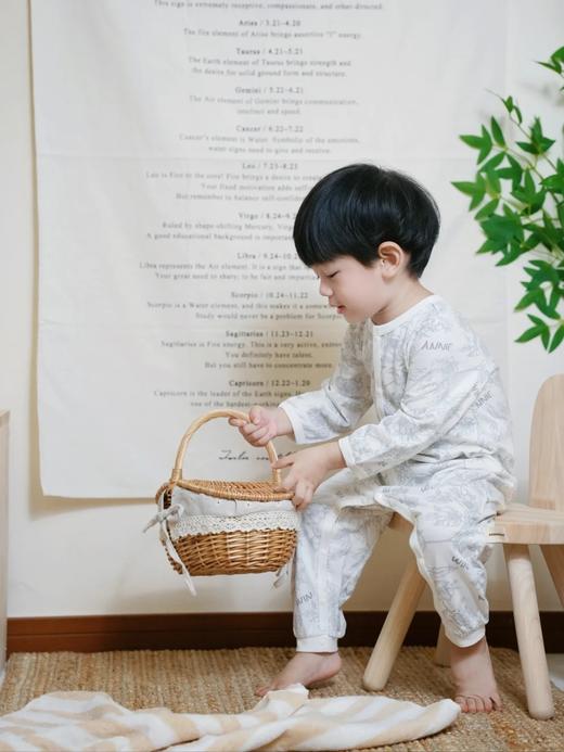 ANNIEWIN棉绿香格里【有机彩棉】繁花连体衣（66、73、80、90尺码可选） 商品图2