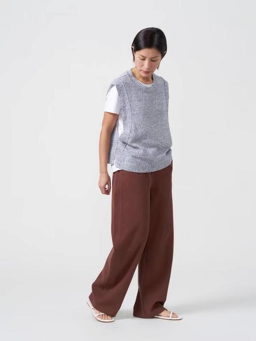2楼素然环保棉条感针织布直筒裤吊牌价1450 商品图1