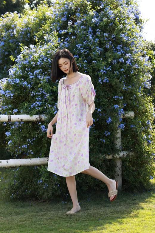 家居睡衣古卉家居裙BX52064 商品图0