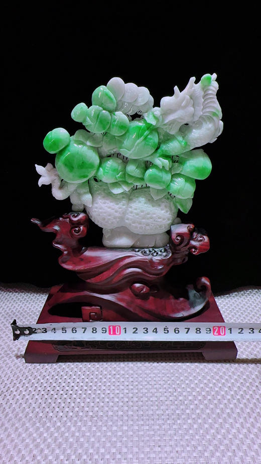 620885翡翠摆件【生意兴隆】 商品图1