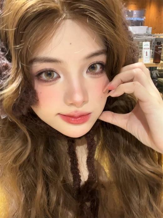 Yeelens旗下 半年抛· S08圣灵玻璃海&S09神明少女 14.2mm白狮参考着色中等直径  2片 商品图9