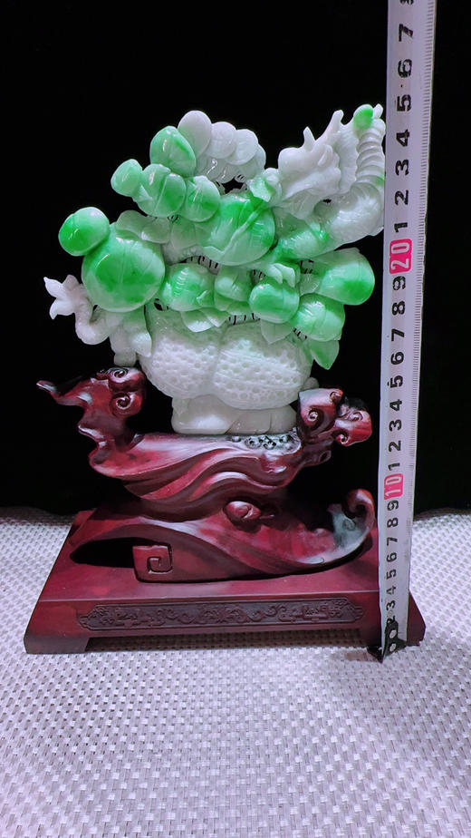 620885翡翠摆件【生意兴隆】 商品图2