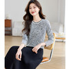 CC-ML-2558小香风针织t恤女长袖2025年春季新款百搭内搭打底衫春秋短款上衣 商品缩略图3