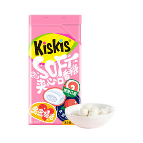 KisKis酷滋水蜜桃味无糖夹心口香糖 34g