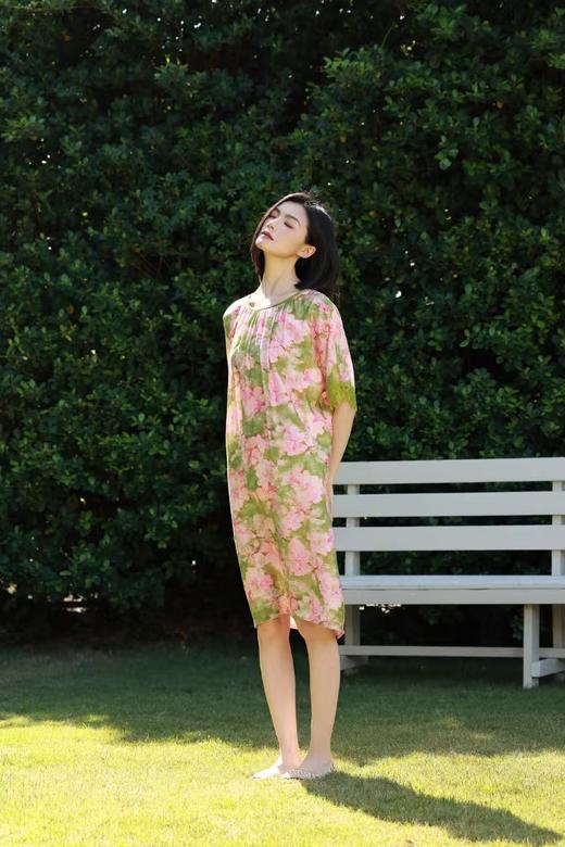 家居睡衣古卉家居女士长裙SX52099 商品图1
