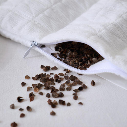 【双旦秒杀】自然醒A类全棉荞小白颈椎枕头护颈椎助睡眠专用成人荞麦壳枕芯女生睡觉舒适反牵引整头XK（不参与优惠券） 商品图12