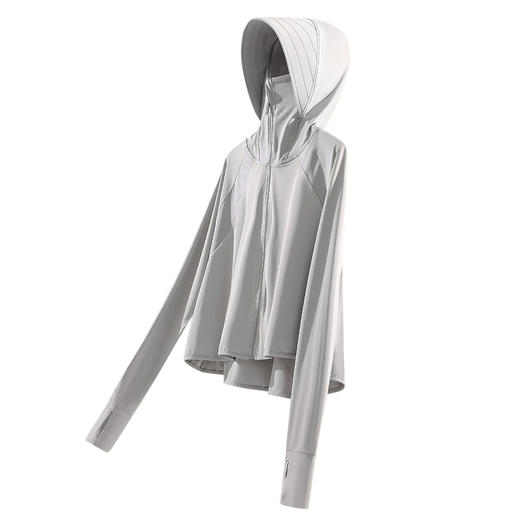 【冰感防晒衣】2025年新款宽松大帽檐防晒衣女 户外防紫外线长袖速干短外套防晒服 商品图4