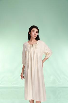 家居睡衣长裙古卉52089