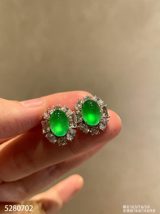 蛋面耳钉【5280702】具体价格微信咨询 商品图0