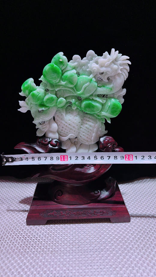 620886翡翠摆件【生意兴隆】 商品图2