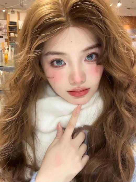 Yeelens旗下 半年抛· S08圣灵玻璃海&S09神明少女 14.2mm白狮参考着色中等直径  2片 商品图4