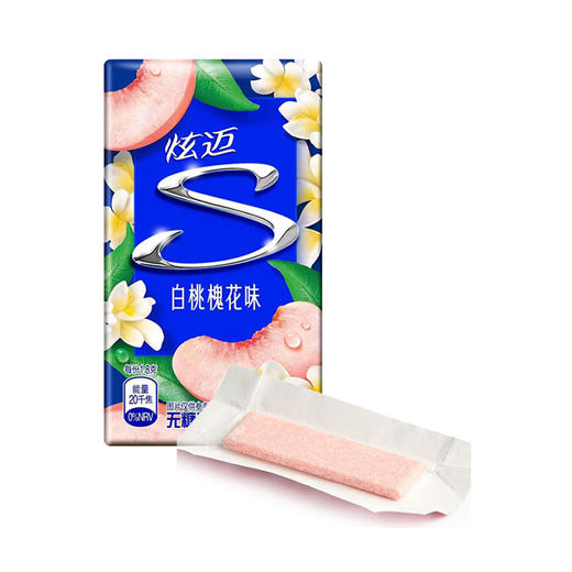炫迈白桃槐花味无糖口香糖 50.4g 商品图0