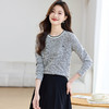 CC-ML-2558小香风针织t恤女长袖2025年春季新款百搭内搭打底衫春秋短款上衣 商品缩略图1