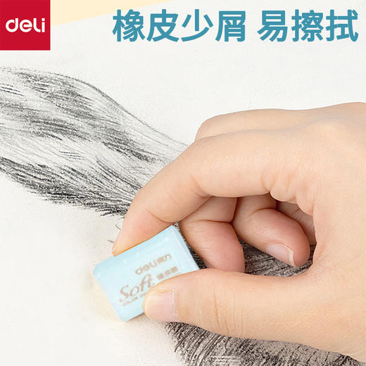 【得力68896文具礼盒套装】卡通设计梦幻可爱，握感舒适细腻，图案清晰，橡皮易擦，小学生必备神器！ 商品图2