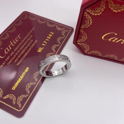 D030245love系列万年青窄式两排钻满天星戒指 商品图4