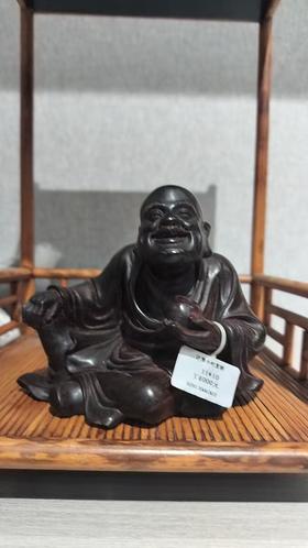 达摩摆件/小叶紫檀11*10*6cm