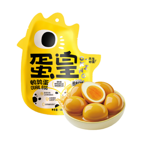 盐津铺子（鸡汤盐焗+草本酱卤）蛋皇鹌鹑蛋 128g（约17颗）