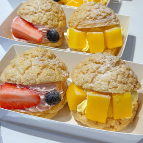 水果酥皮泡芙（约12点做好）